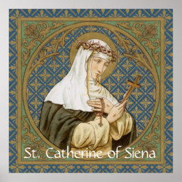 St. Catherine von Siena (19 BK) Poster