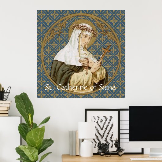 St. Catherine von Siena (19 BK) Poster (Heimbüro)