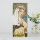 St. Catherine von Siena (BK 19) Blank Greeting Car (Stehend Vorderseite)