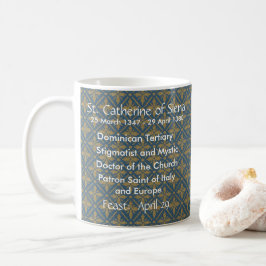 St. Catherine von Siena (BK 19) Kaffeemaschine Tas Kaffeetasse