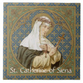 St. Catherine von Siena (BK 19) Tile 2 Fliese (Vorderseite)