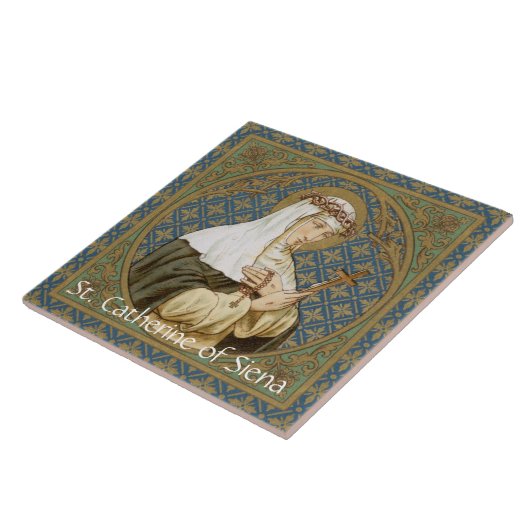 St. Catherine von Siena (BK 19) Tile 2 Fliese (Seite)