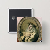 St. Catherine von Siena, c.1746 Button (Vorne & Hinten)