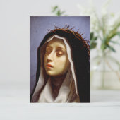 St. Catherine von Siena Einladung (Stehend Vorderseite)