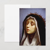 St. Catherine von Siena Einladung (Vorne/Hinten)