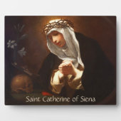 St. Catherine von Siena (Franceschini) Horizontal Fotoplatte (Vorderseite)