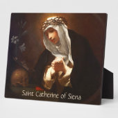 St. Catherine von Siena (Franceschini) Horizontal Fotoplatte (Seite)