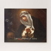 St. Catherine von Siena (Franceschini) Horizontal Puzzle (Horizontal)