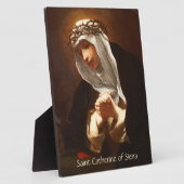 St. Catherine von Siena (Franceschini) Vertikal Fotoplatte (Seite)