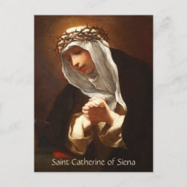 St. Catherine von Siena (Franceschini) Vertikal Postkarte