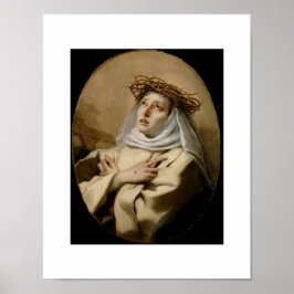 St. Catherine von Siena Hl. Katharina Siena Tiepol Poster