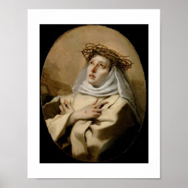 St. Catherine von Siena Hl. Katharina Siena Tiepol Poster