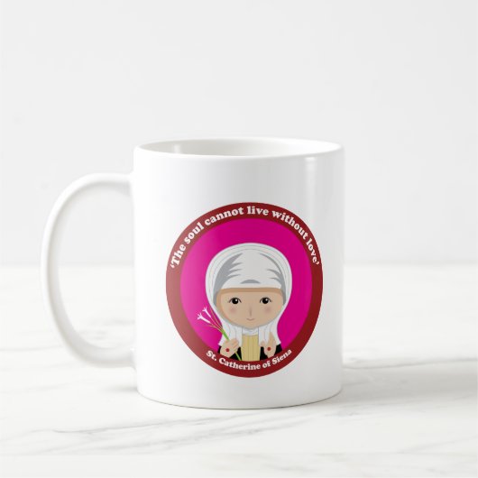 St. Catherine von Siena Kaffeetasse (Links)