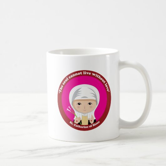St. Catherine von Siena Kaffeetasse (Rechts)