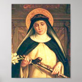 St. Catherine von Siena Poster (Vorne)