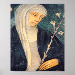 St. Catherine von Siena Poster