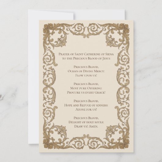 St. Catherine von Siena Religious Nun (Rückseite)