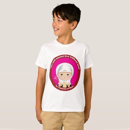 St. Catherine von Siena T-Shirt (Vorne ganz)