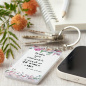 St. Catherine von Siena Zitat Schlüsselanhänger (Vorderseite rechts)