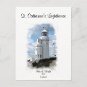 St. Catherine's Lighthouse Postkarte (Vorderseite)