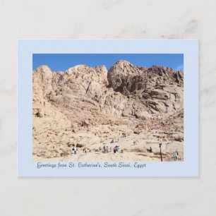 St. Catherine's Mountains, Südsinai, Ägypten Postkarte