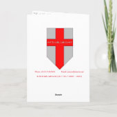 "St. Cathrine Catholic Church" Sympathiekarte Karte (Rückseite)