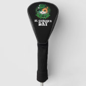St Catricks Day Cat Lovers St Patrick's Day Golf Headcover (Vorderseite)