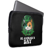St Catricks Day Cat Lovers St Patrick's Day Laptopschutzhülle (Vorne Rechts)