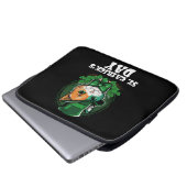 St Catricks Day Cat Lovers St Patrick's Day Laptopschutzhülle (Vorne Knopf)