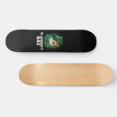 St Catricks Day Cat Lovers St Patrick's Day Skateboard (Horizontal)