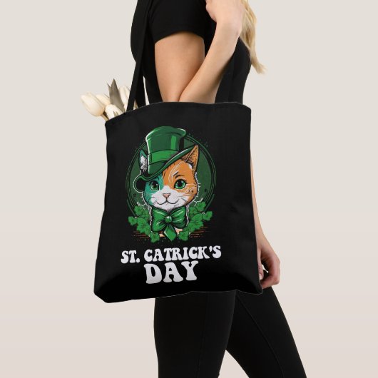 St Catricks Day Cat Lovers St Patrick's Day Tasche (Von Nahem)