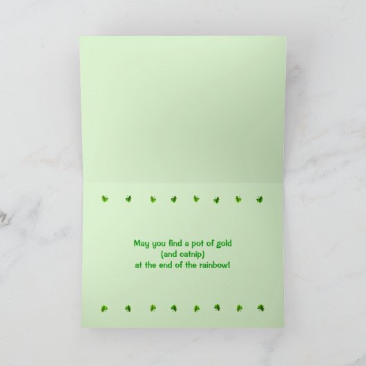 St. Catrick's Day Karte (Innenseite)