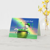 St. Catrick's Day Karte (Gelbe Blume)