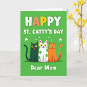 St Cattys Day Dear Mom Card Karte (Gelbe Blume)