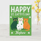 St Cattys Day Nephew Card Karte (Gelbe Blume)