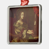 St Cecilia 2 Silbernes Ornament (Links)