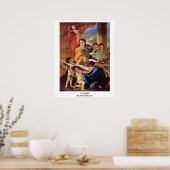St. Cecilia By Nicolas Poussin Poster (Küche)