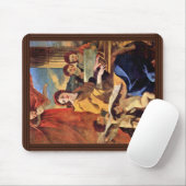 St Cecilia durch Poussin Nicolas (beste Qualität) Mousepad (Mit Mouse)