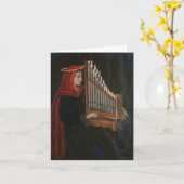 St. Cecilia Grußkarte Karte (Gelbe Blume)