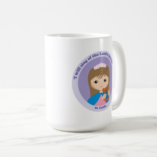 St Cecilia Kaffeetasse (VorderseiteRechts)