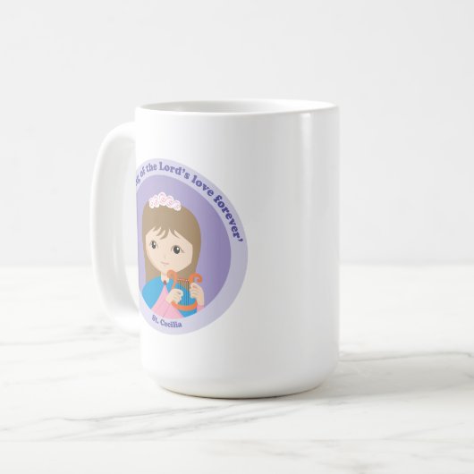 St Cecilia Kaffeetasse (Vorderseite Links)