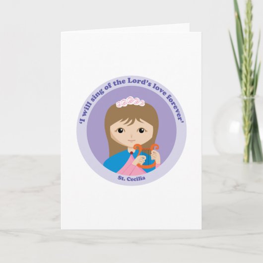 St. Cecilia Karte (Vorderseite)
