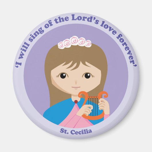 St. Cecilia Magnet (Vorne)