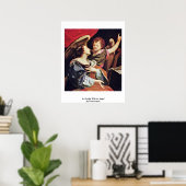 St. Cecilia mit Engel von Vouet Simon Poster (Heimbüro)