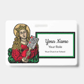 St. Cecilia mit Hymn Board (Nürnberg) Ausweis (Rückseite)