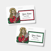 St. Cecilia mit Hymn Board (Nürnberg) Ausweis (Vorder- & Rückseite)