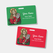 St. Cecilia mit Hymn Board (Nürnberg) Ausweis (Vorder- & Rückseite)