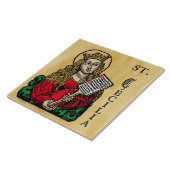 St. Cecilia mit Hymn Board (Nürnberg) Fliese (Seite)