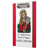 St. Cecilia mit Hymn Board (Nürnberg) Klemmbrett (Links)