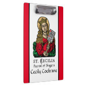 St. Cecilia mit Hymn Board (Nürnberg) Klemmbrett (Rechts)